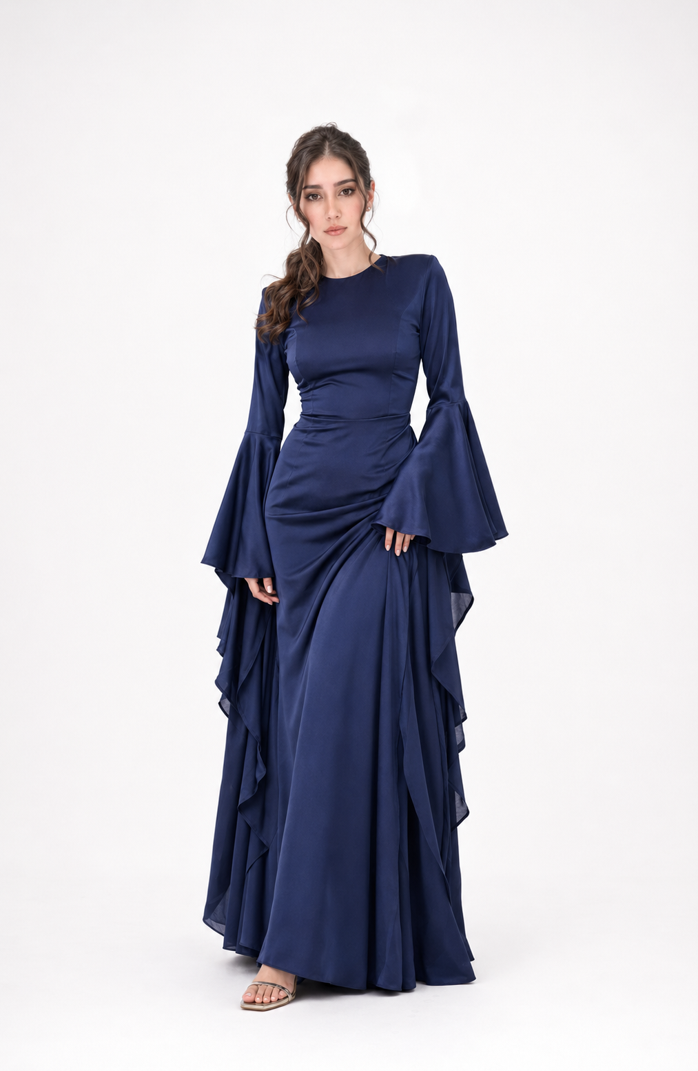 Dubai Celestine Cape Gown Jovera Joyce
