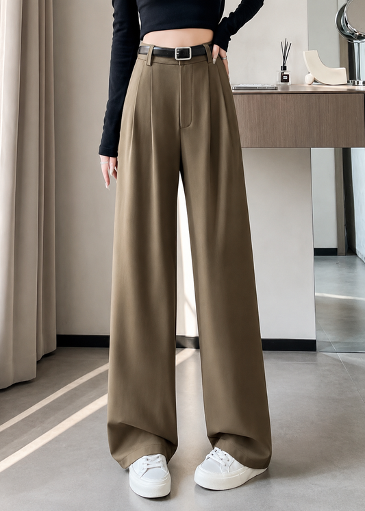 2025 SpringSummer High-End Flowy Suit Pants Jovera Joyce