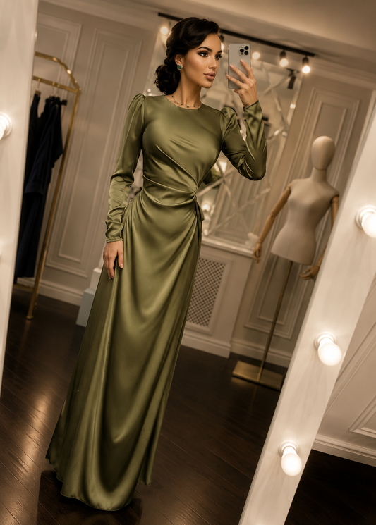 Beautiful Waist Fitting Irregular Dress Jovera Joyce