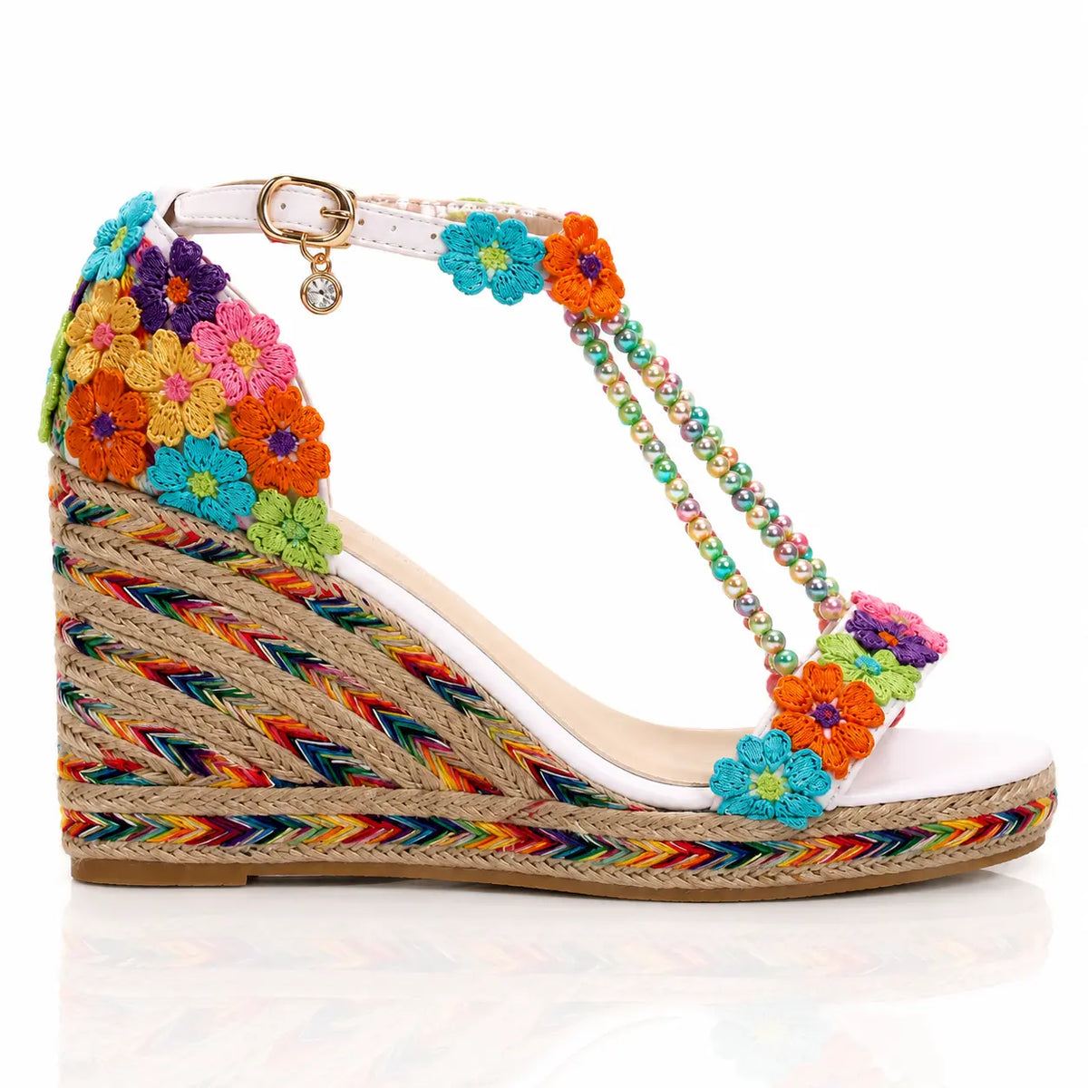 Celestia Garden Wedge Sandals Jovera Joyce