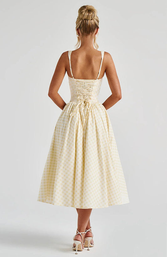 Elegant And Fashionable Printed French-style Slip Dress Jovera Joyce