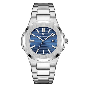 Silver Blue Plate