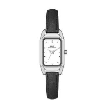 Silver Noir Black Leather
