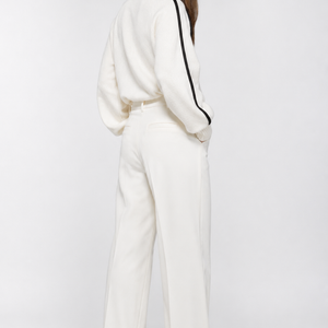 Contrast High Neck Raglan Lantern Sleeve Sweater For Women Jovera Joyce