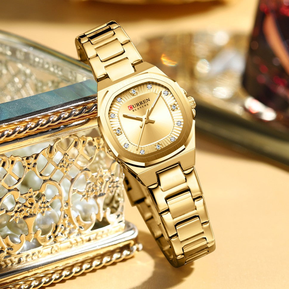 Business-Casual Womens Rhinestone Watch Jovera Joyce