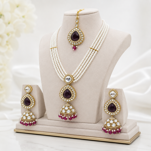 Jovera Joyce Élan-e-Maharani Heritage Jewelry Ensemble Jovera Joyce
