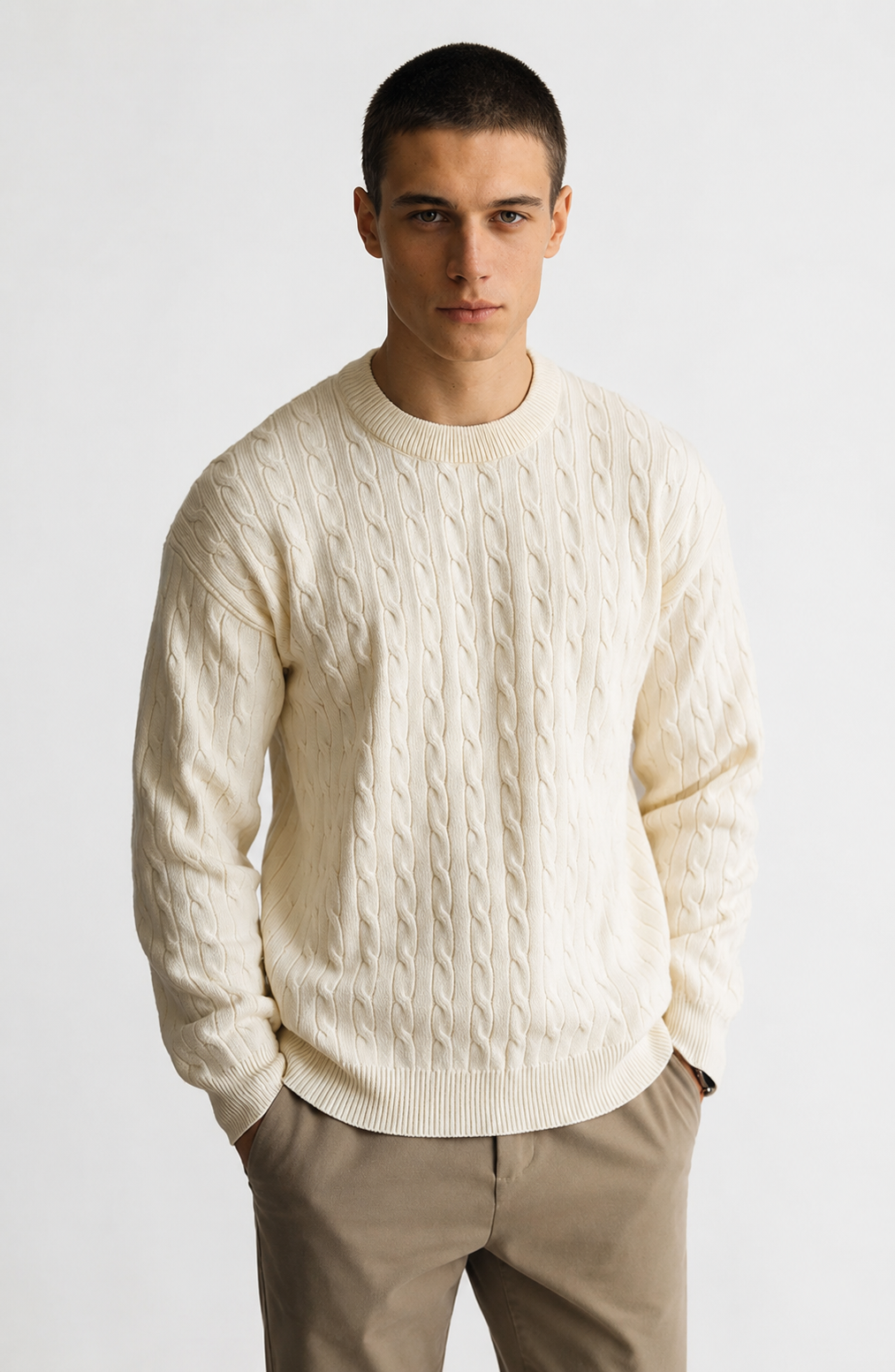 Torino Cable-Knit Sweater Jovera Joyce