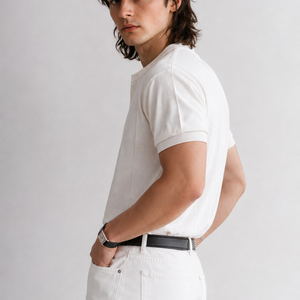Riviera Fine-Knit Henley Shirt Jovera Joyce