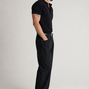 Riviera Fine-Knit Henley Shirt Jovera Joyce