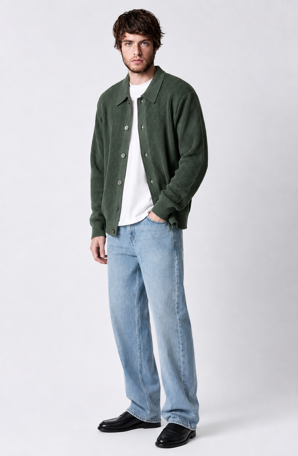 Oslo Ribbed Knit Cardigan Jovera Joyce