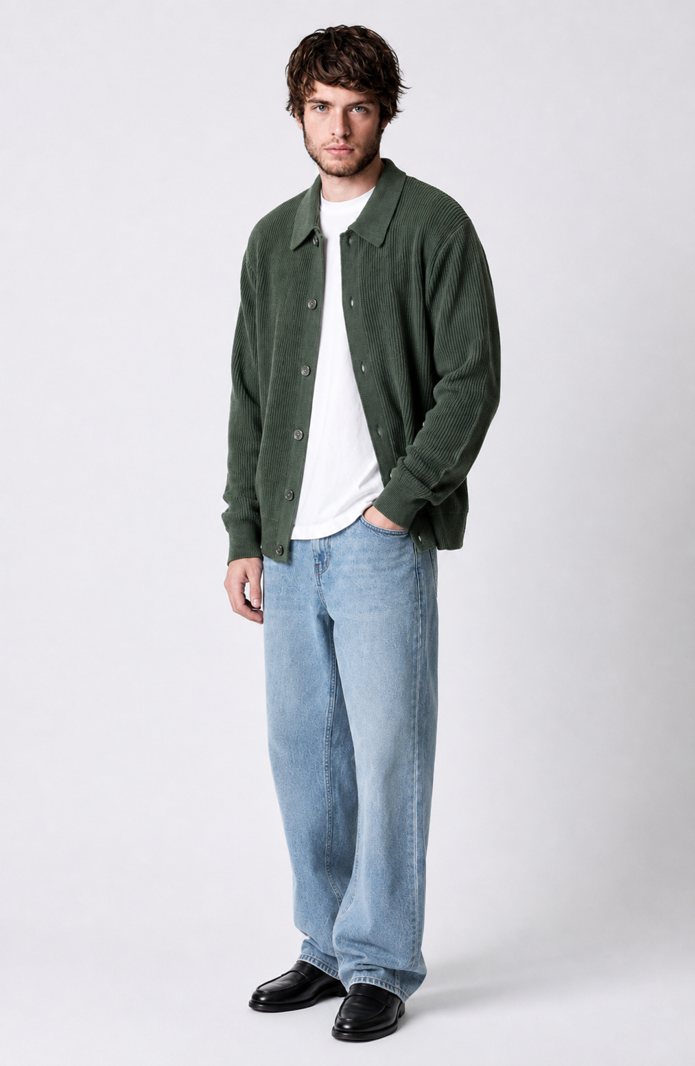 Oslo Ribbed Knit Cardigan Jovera Joyce