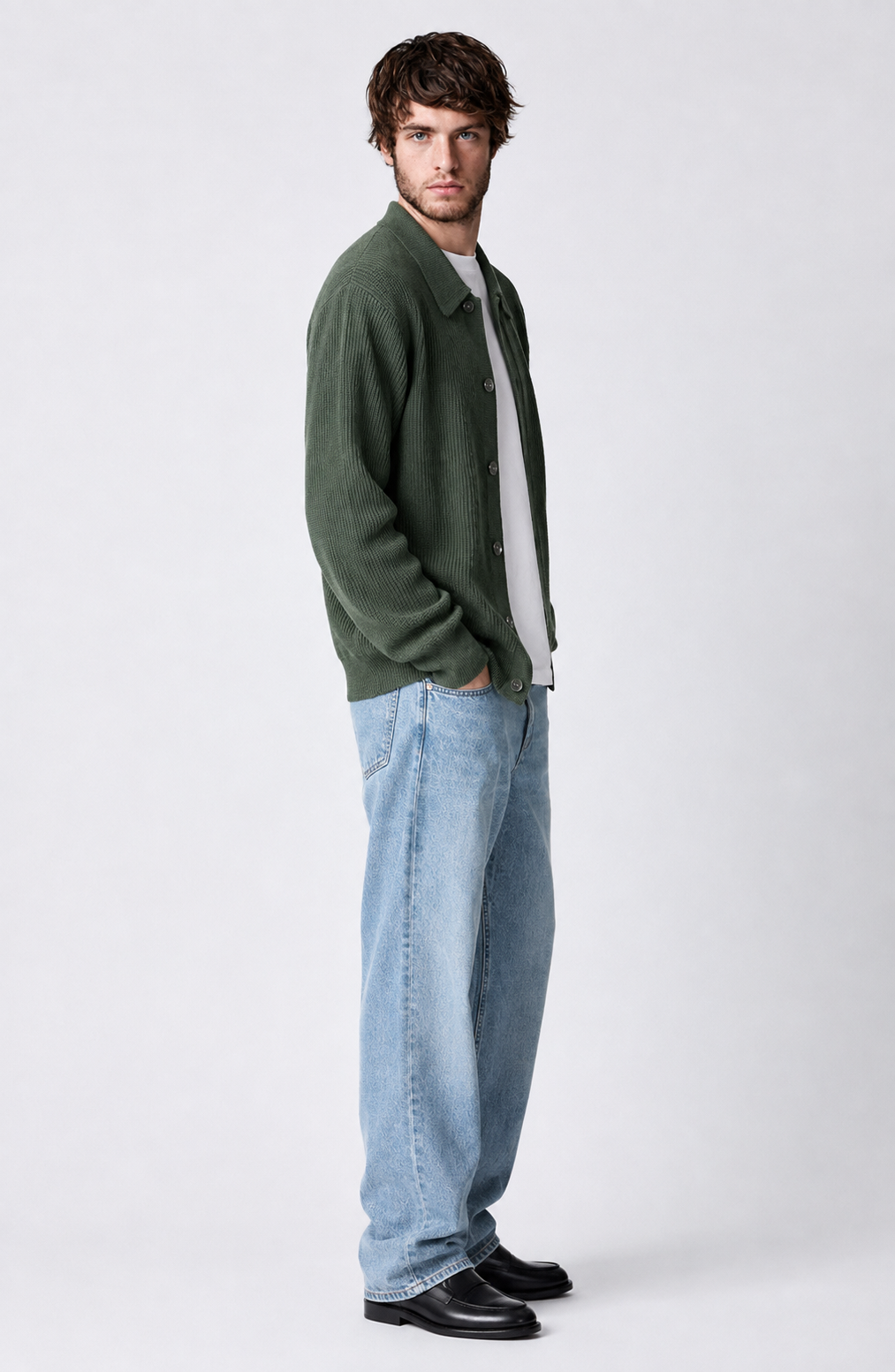 Oslo Ribbed Knit Cardigan Jovera Joyce