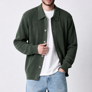 Oslo Ribbed Knit Cardigan Jovera Joyce