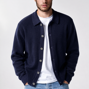 Oslo Ribbed Knit Cardigan Jovera Joyce
