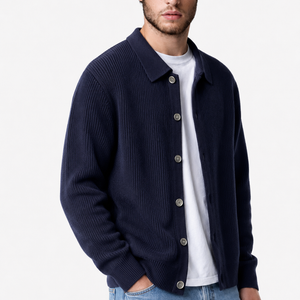 Oslo Ribbed Knit Cardigan Jovera Joyce
