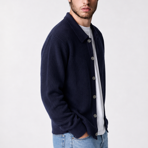 Oslo Ribbed Knit Cardigan Jovera Joyce