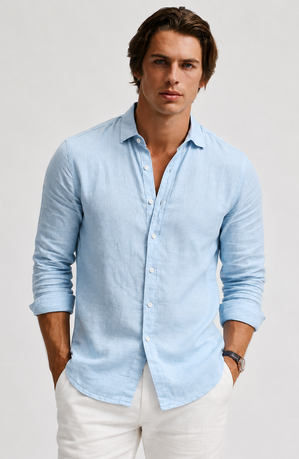Jovera Joyce Bellavere Refined Button-Front Shirt Jovera Joyce