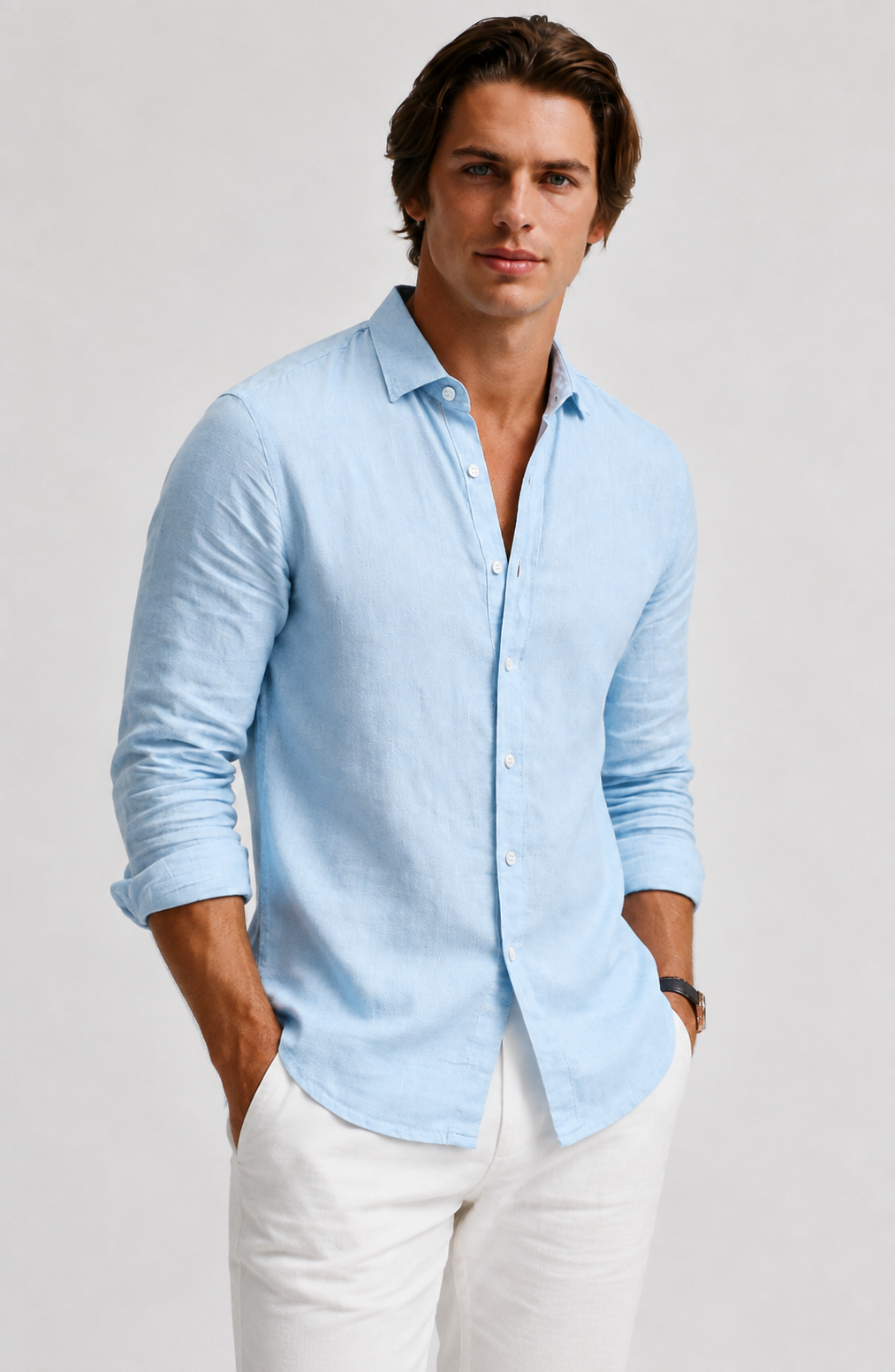 Jovera Joyce Bellavere Refined Button-Front Shirt Jovera Joyce