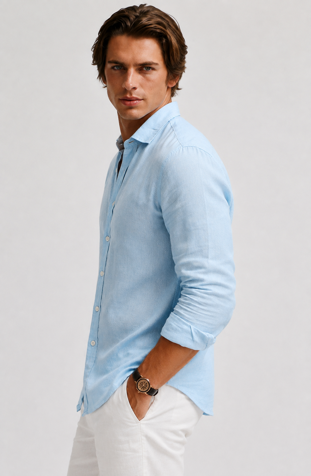 Jovera Joyce Bellavere Refined Button-Front Shirt Jovera Joyce