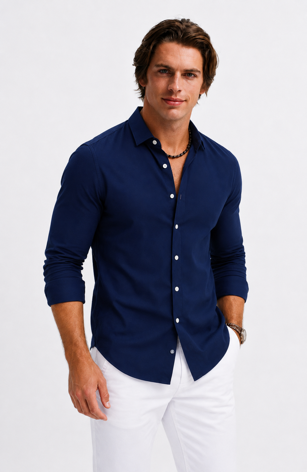 Jovera Joyce Bellavere Refined Button-Front Shirt Jovera Joyce