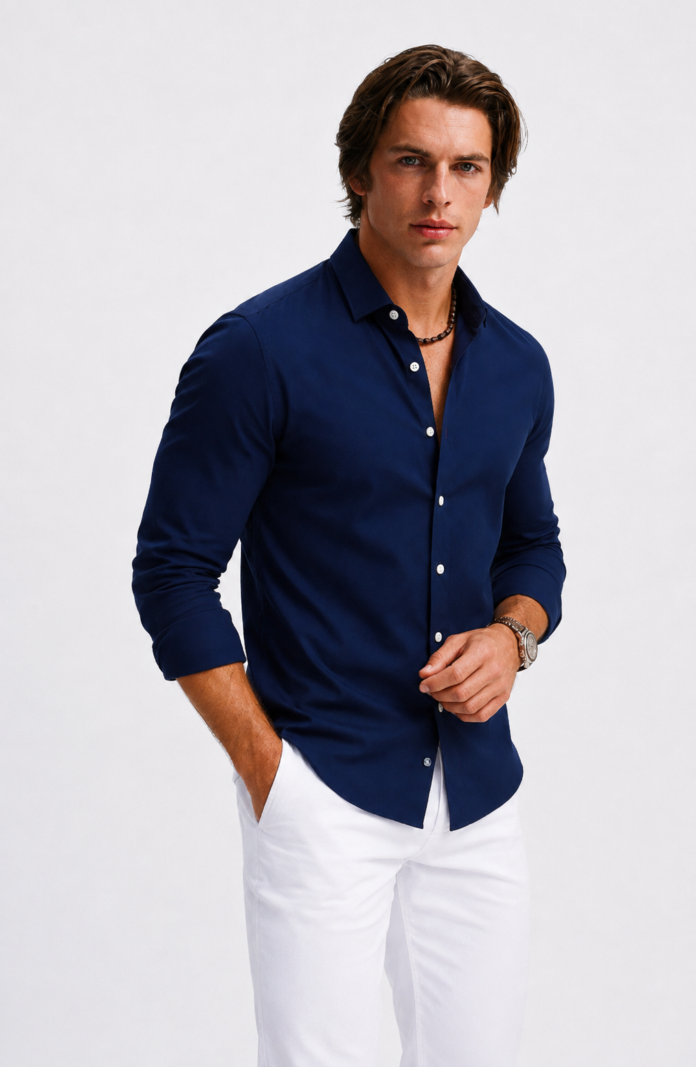 Jovera Joyce Bellavere Refined Button-Front Shirt Jovera Joyce