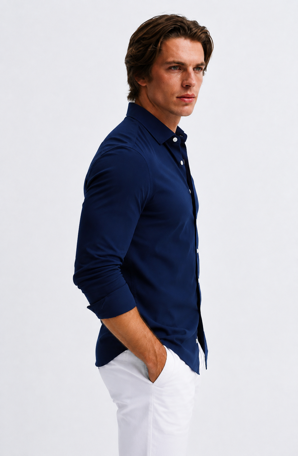 Jovera Joyce Bellavere Refined Button-Front Shirt Jovera Joyce