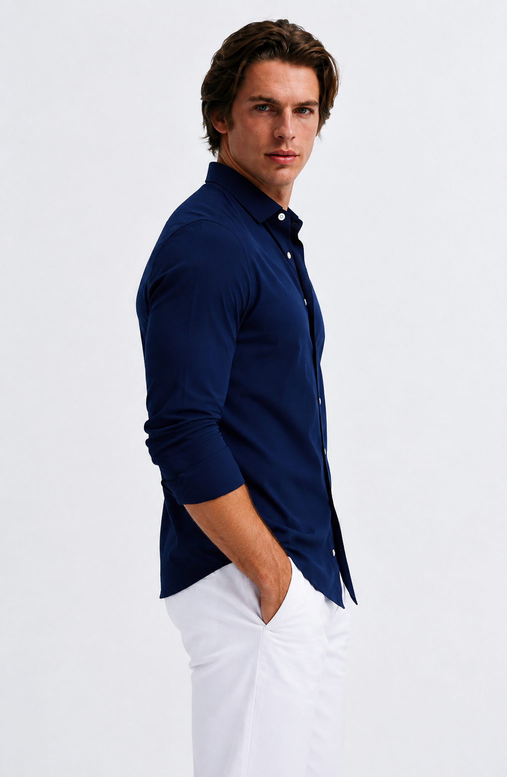 Jovera Joyce Bellavere Refined Button-Front Shirt Jovera Joyce