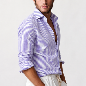 Jovera Joyce Riviera Textured Stripe Shirt Jovera Joyce
