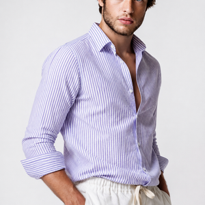 Jovera Joyce Riviera Textured Stripe Shirt Jovera Joyce
