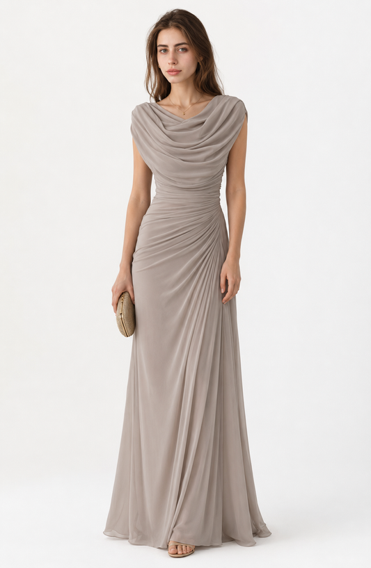 Slim-fit Elegant Pleated Dress For Women Jovera Joyce