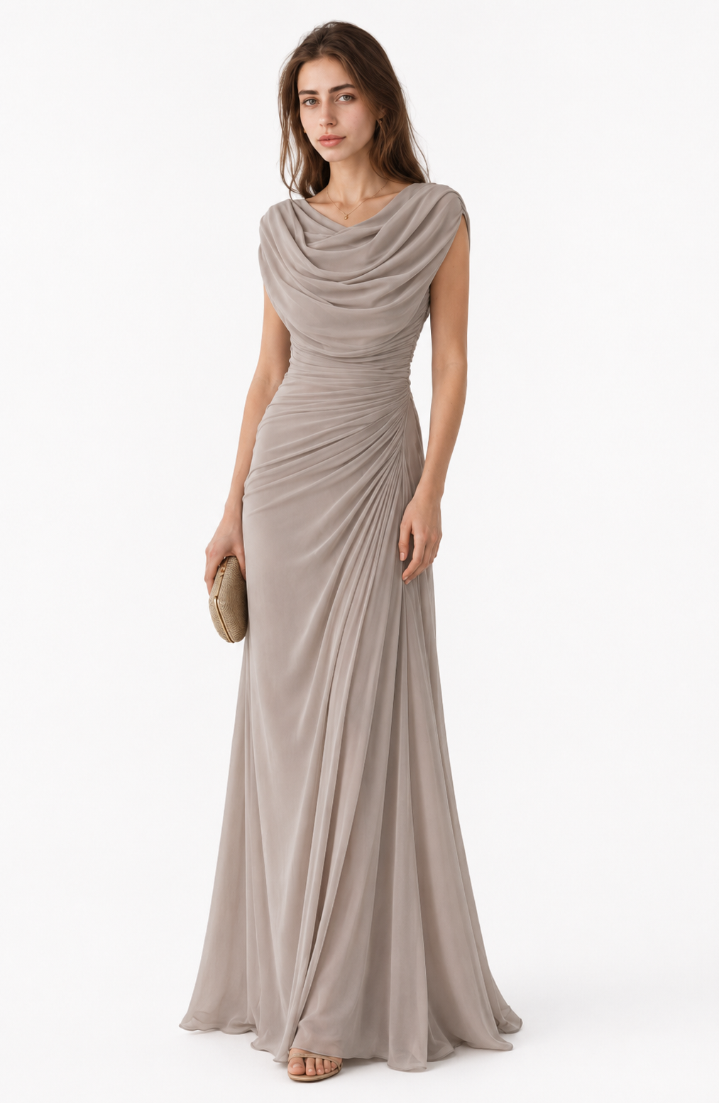 Slim-fit Elegant Pleated Dress For Women Jovera Joyce