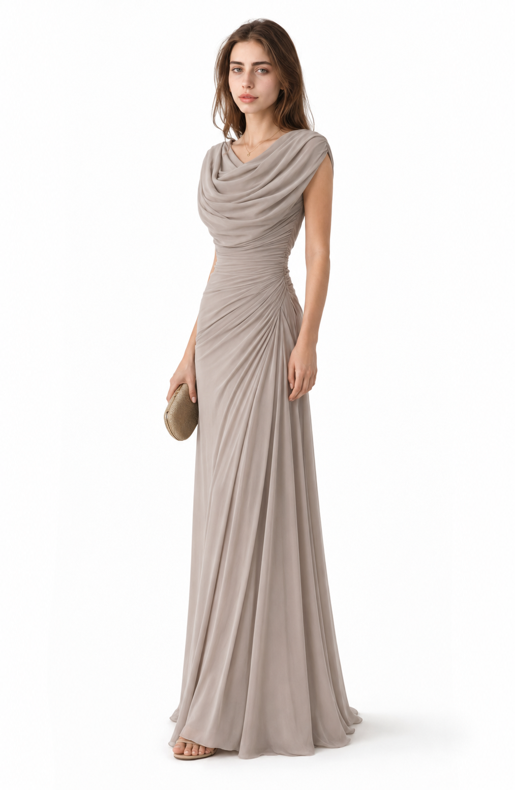 Slim-fit Elegant Pleated Dress For Women Jovera Joyce