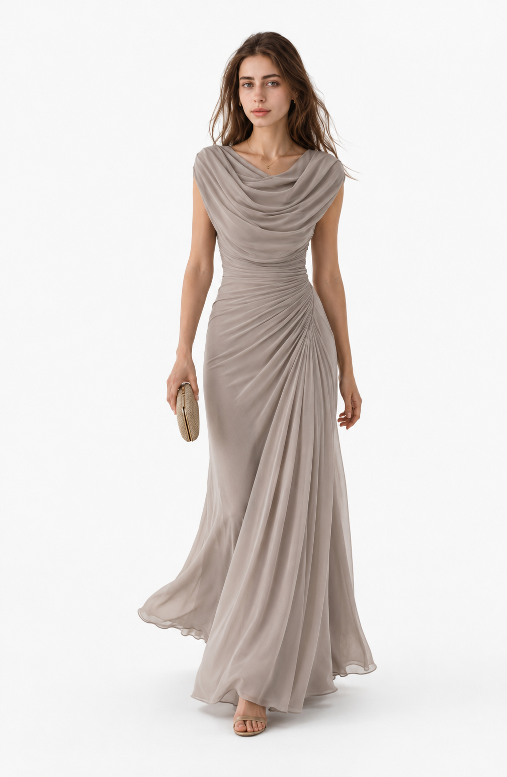 Slim-fit Elegant Pleated Dress For Women Jovera Joyce