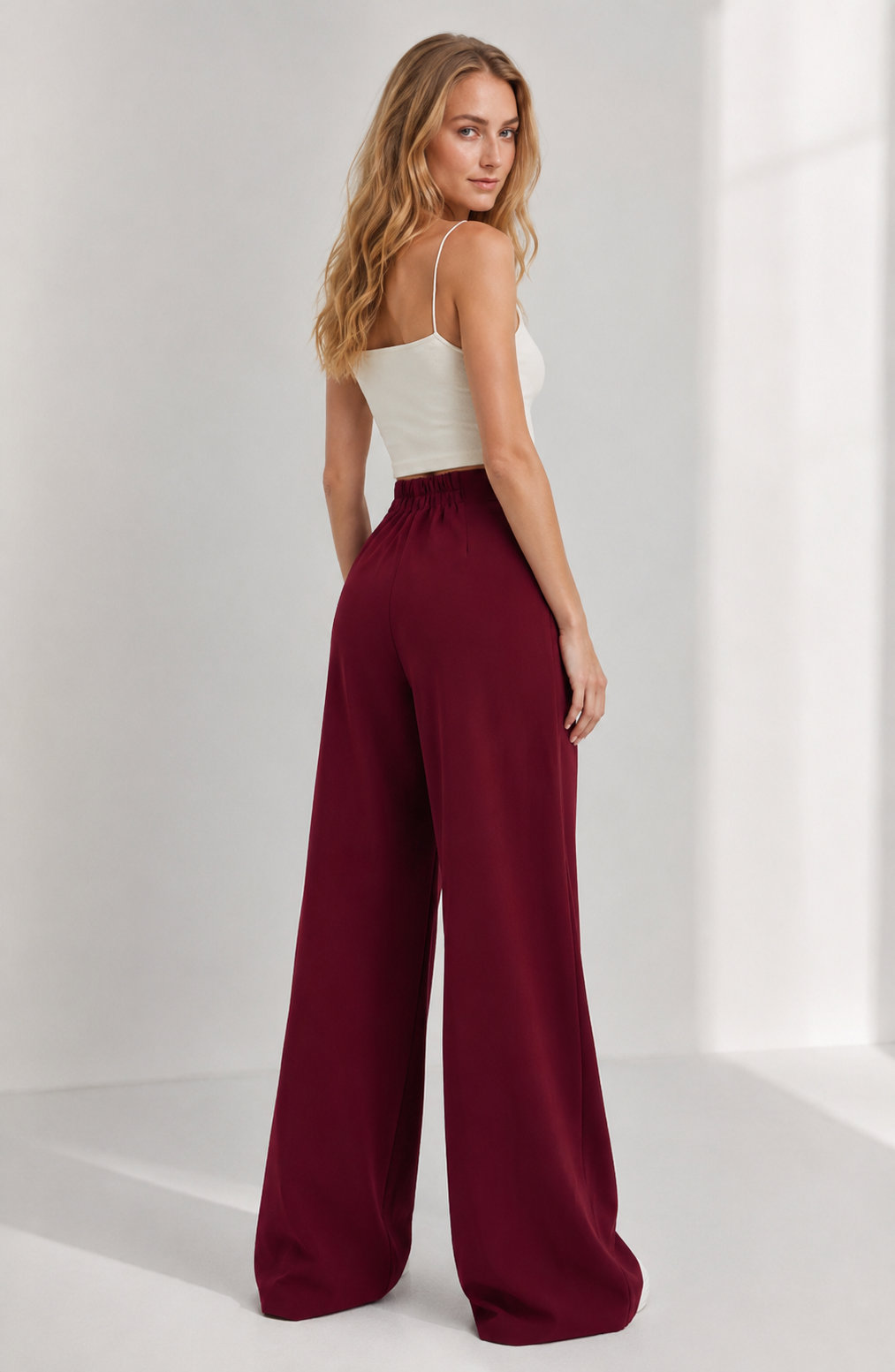 Kyoto Button-Detail Straight-Leg Trousers Jovera Joyce