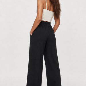 Kyoto Button-Detail Straight-Leg Trousers Jovera Joyce