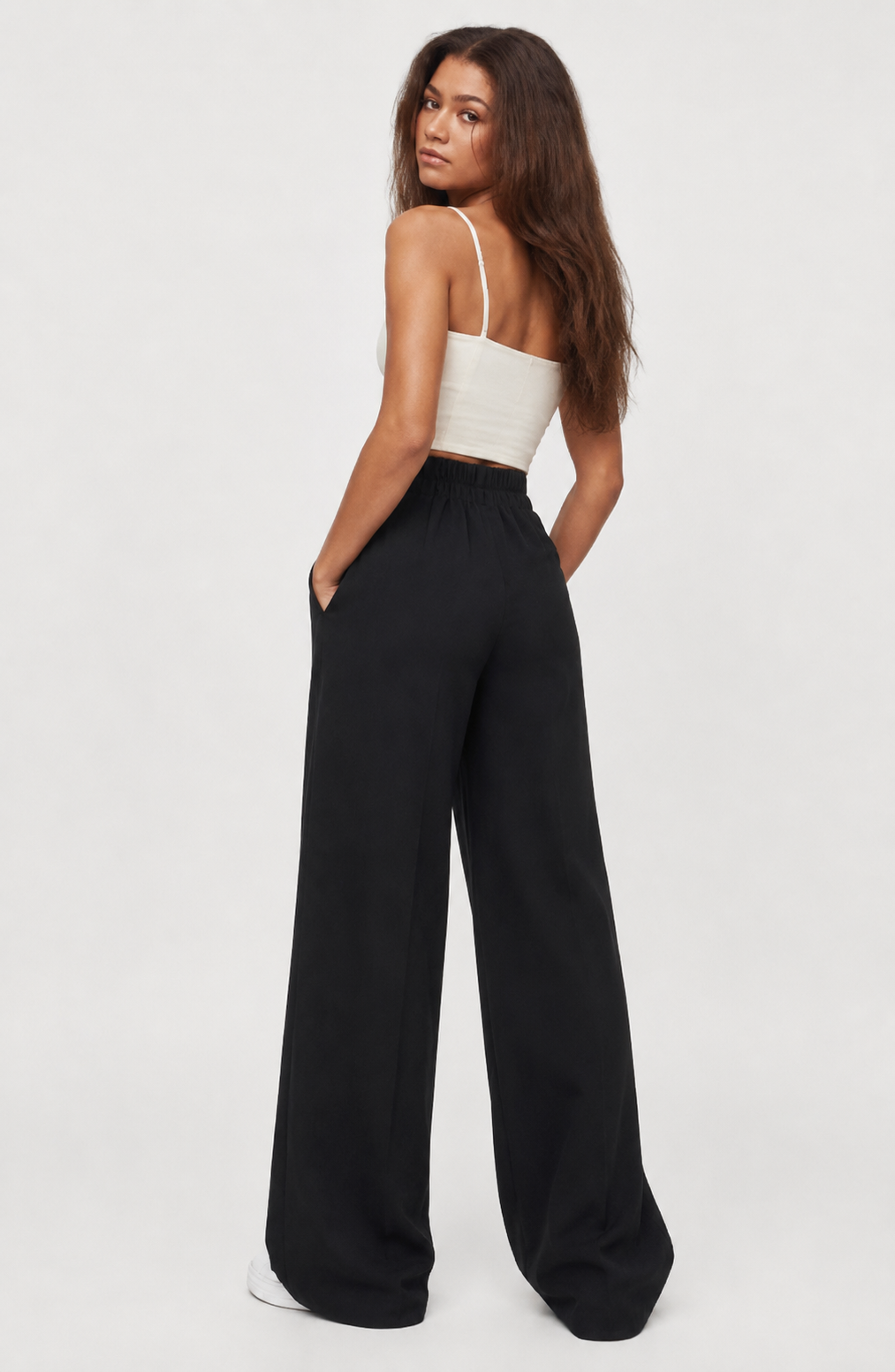 Kyoto Button-Detail Straight-Leg Trousers Jovera Joyce