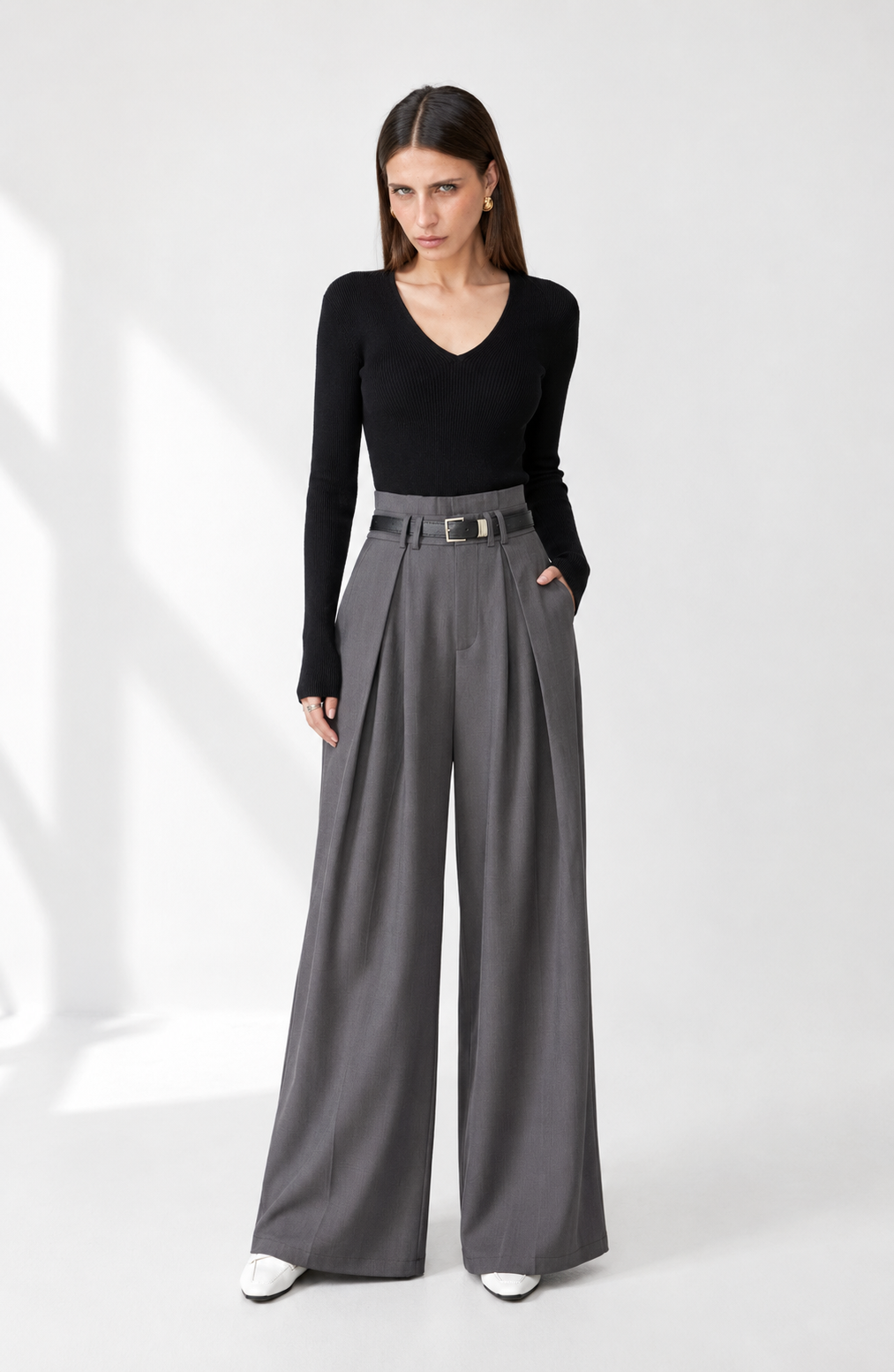 Loose Trousers Wide Leg Women's High Waist Bud-shaped Pants Jovera Joyce