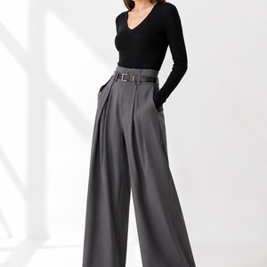 Loose Trousers Wide Leg Women's High Waist Bud-shaped Pants Jovera Joyce