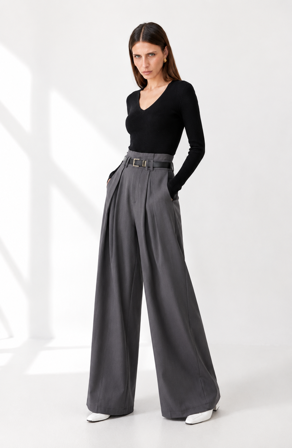 Loose Trousers Wide Leg Women's High Waist Bud-shaped Pants Jovera Joyce