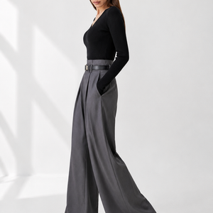 Loose Trousers Wide Leg Women's High Waist Bud-shaped Pants Jovera Joyce