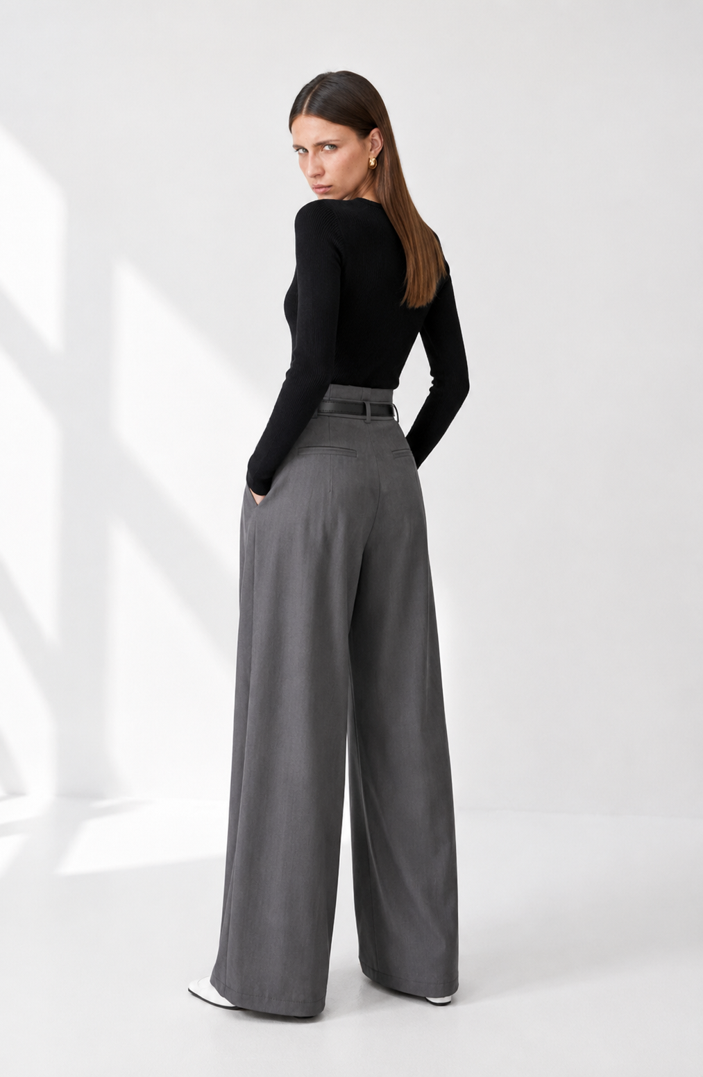 Loose Trousers Wide Leg Women's High Waist Bud-shaped Pants Jovera Joyce