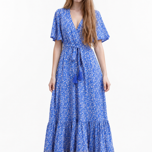 Azure Riviera Maxi Dress Jovera Joyce