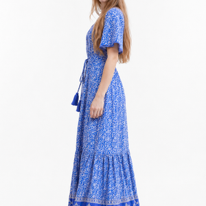 Azure Riviera Maxi Dress Jovera Joyce