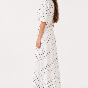 Noir Héritage Dot Maxi Dress Jovera Joyce