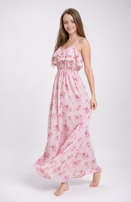 Blush Garden Maxi Dress Jovera Joyce