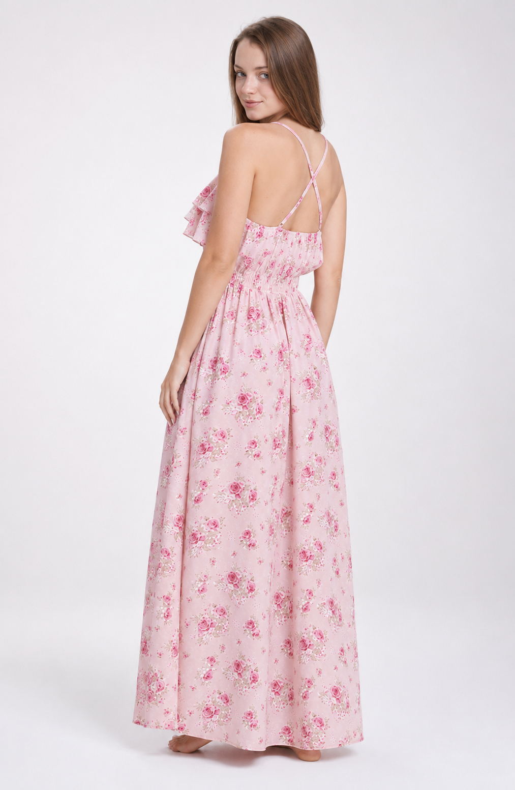 Blush Garden Maxi Dress Jovera Joyce