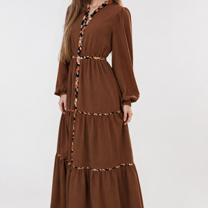Chestnut Élan Maxi Dress Jovera Joyce