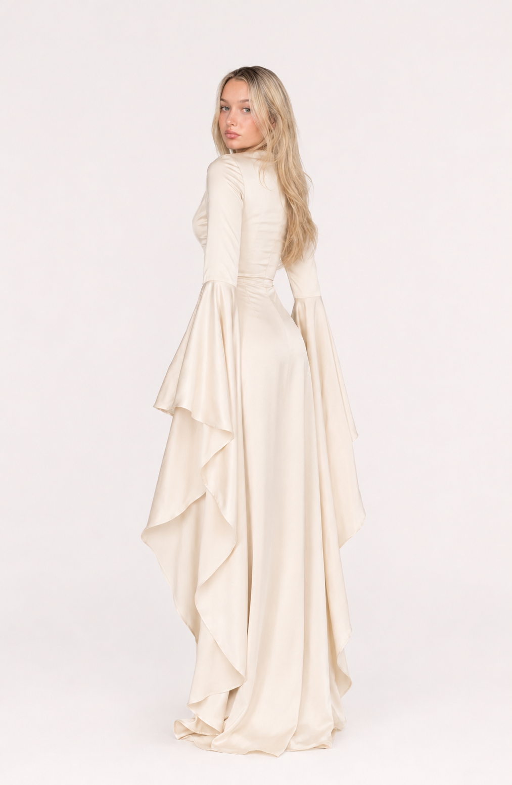 Dubai Celestine Cape Gown Jovera Joyce