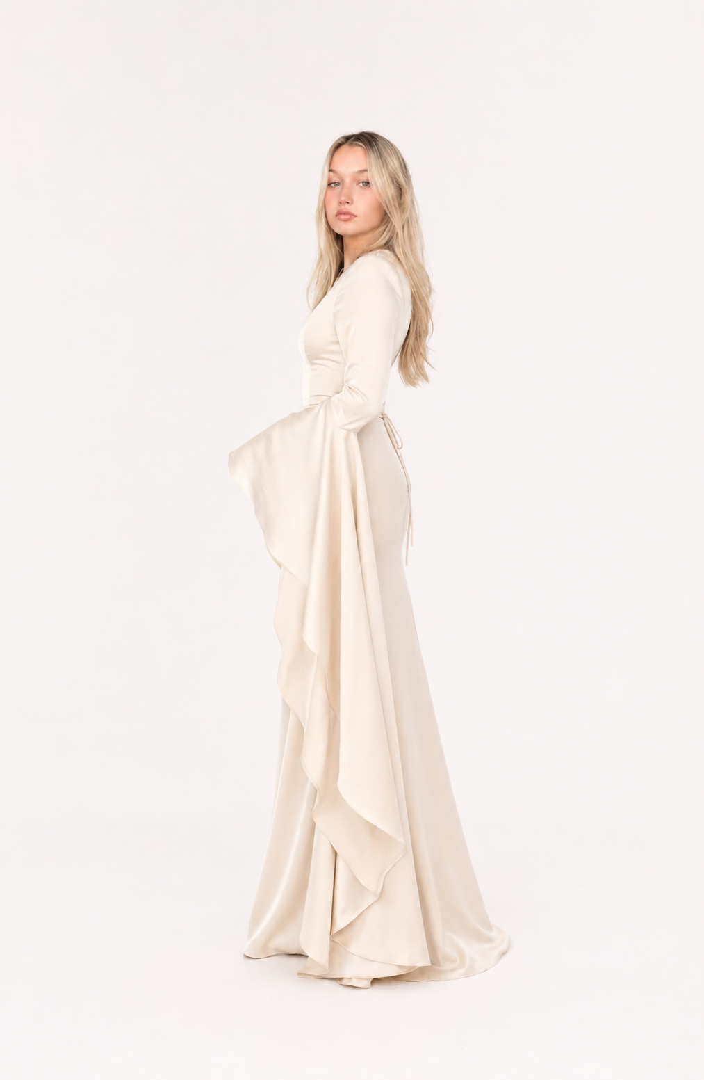 Dubai Celestine Cape Gown Jovera Joyce