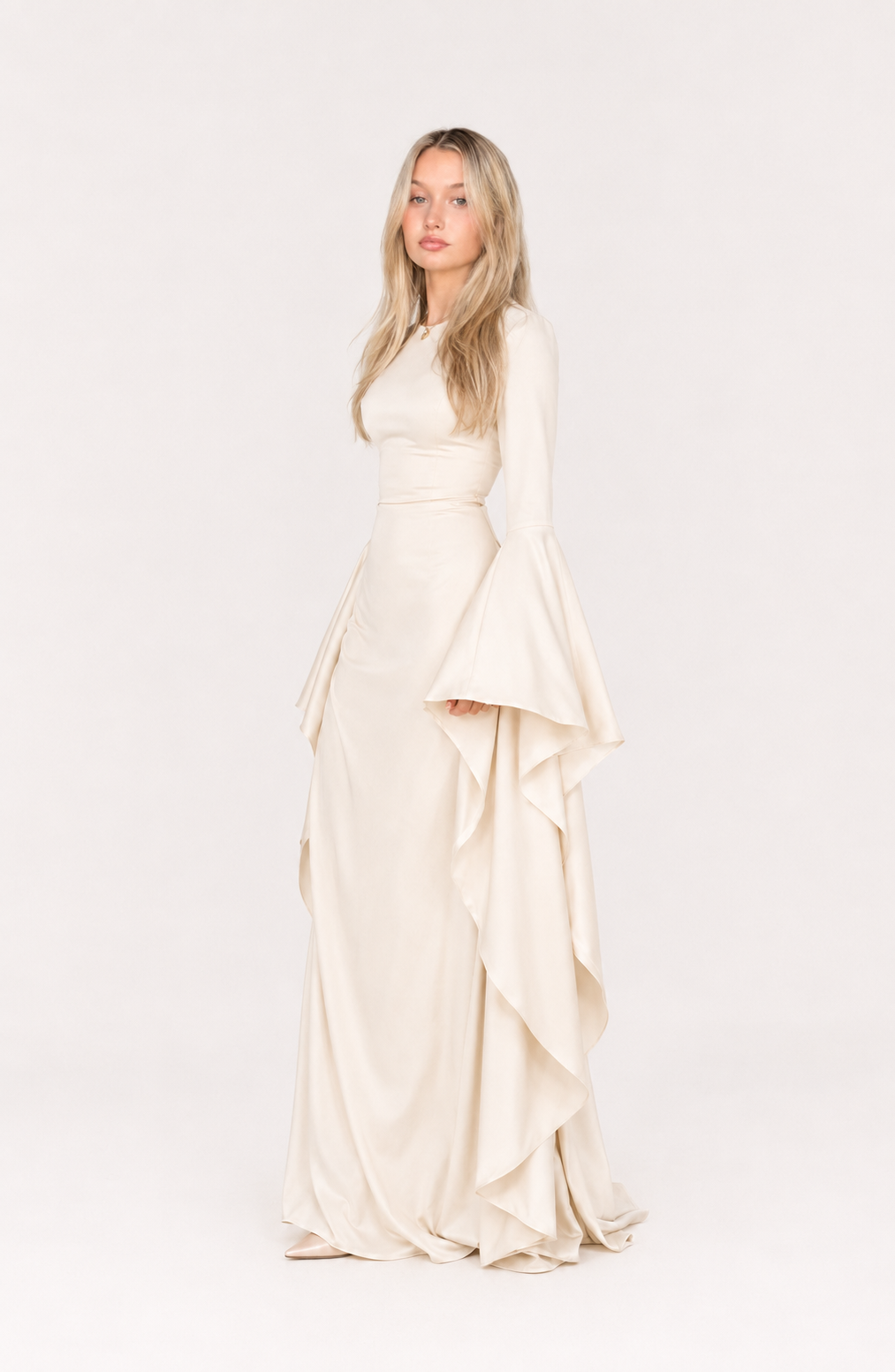 Dubai Celestine Cape Gown Jovera Joyce